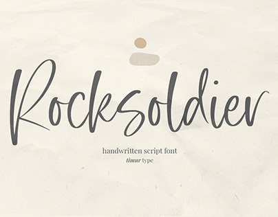 Rocksoldier Handwritten Font