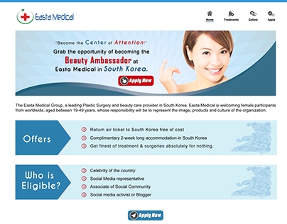 One Page Landing Page for Lead Generate