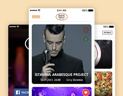 Hayal Kahvesi App Design