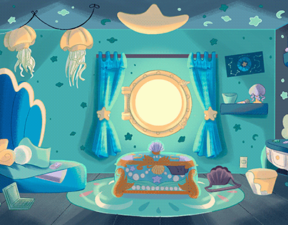 Mermaid bedroom