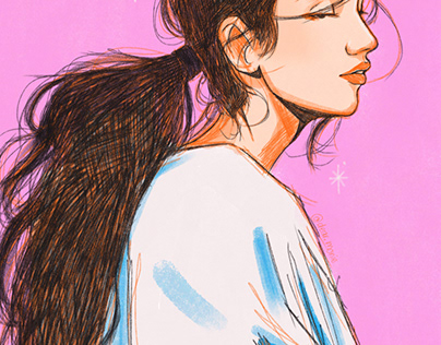 Girl illustration