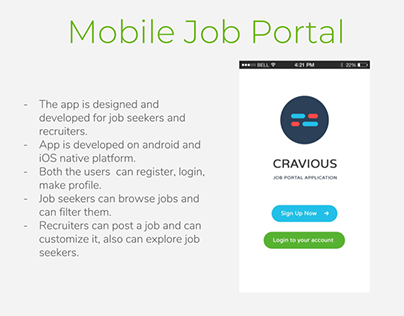 Mobile Job Portal - HR App