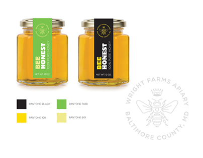 Wright Farms Honey Branding