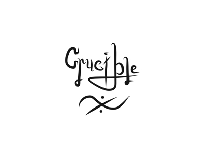Crucible word art design