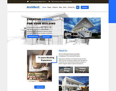 Archbest- Architecture Engineering Landing Page