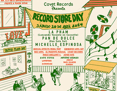 Project thumbnail - Record Store Day - Covet Records
