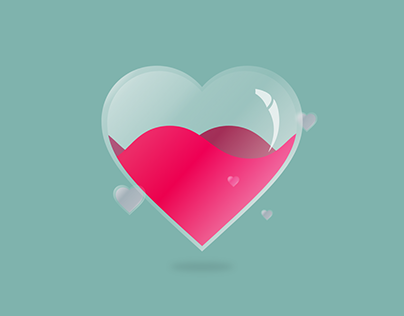 Dribbble Heart Design & Animations in Adobe XD