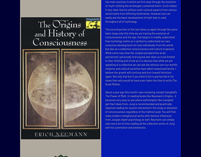 Book Review: The Origins...Consciousness by Neumann