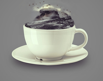 Mountain in a cup