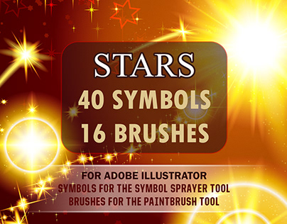 66 Star Symbols and Brushes for Adobe Illustrator
