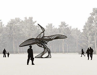 Freestanding Sculpture | Rhino + Grasshopper