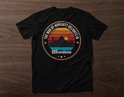 Outdoor Adventure Camping T-shirt Design