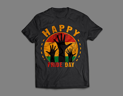 Pride day t-shirt design