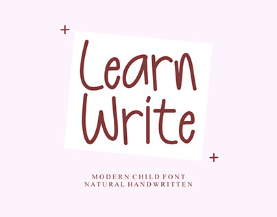 Learn Write - Kids Font