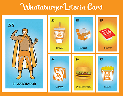 Whataburger Loteria Cards