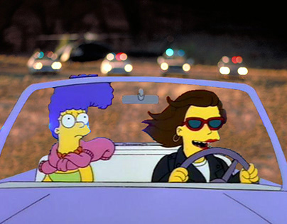 The Simpsons x Thelma and Louise
