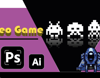 Project thumbnail - Gif animacion space invaders photoshop