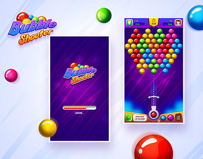 Bubble shooter on Behance