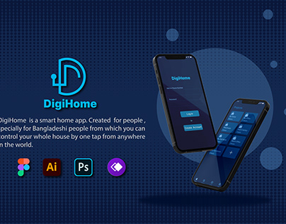 DigiHome-User Experience Case Study for Smart Home App