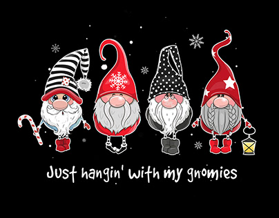 Just Hangin' with my Gnomes - Christmas