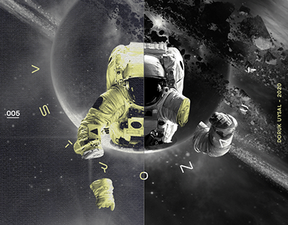 Astronaut Poster / Design Collection 005