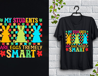 My Students Are Eggs Tremely Smart T-Shirt Design,