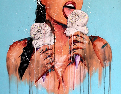 "Ice Cream" Painting
