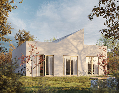 House in Slovakia, 3d visualization, cgi, render