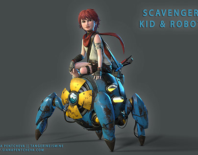 Scavenger Kid & Robot