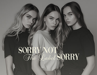 Project thumbnail - SORRY NOT SORRY | Brand identity