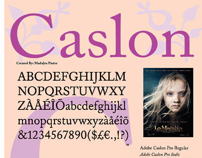 Adobe Caslon Pro