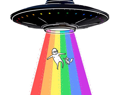 Project thumbnail - UFO rainbow