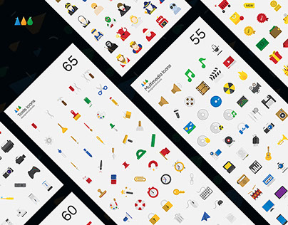 575 Flat Icon Pack 2016
