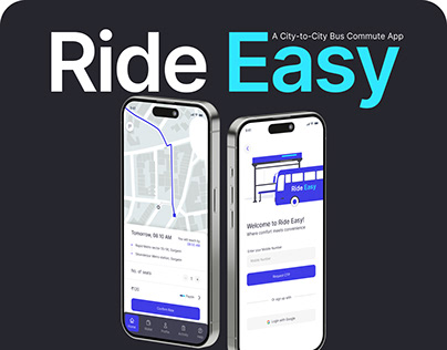 Ride Easy- Bus commute application | UI UX Case study