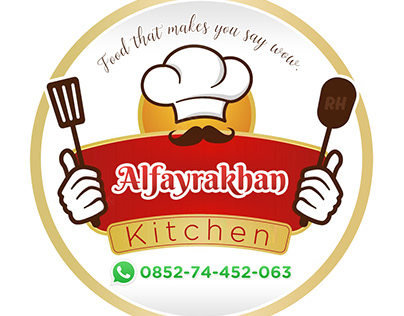 Alfayrakhan Kitchen Logo and Sticker Design