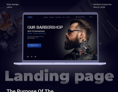 Landing page for Barbershoop