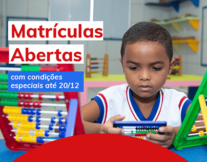 MATRÍCULAS ABERTAS (campanha)