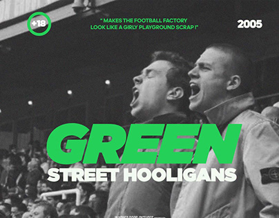 Redesigned poster for Green Street Hooligans Movie