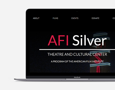 AFI Silver Website Redesign