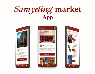 Tibetan market(samyeling) App design