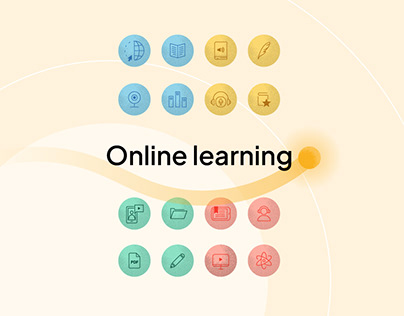 Typography Animation About Online Learning