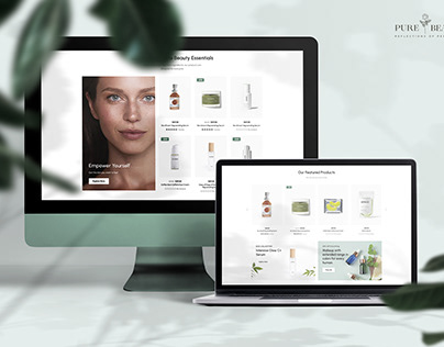 PURE BEAUTY - Cosmetic Shop - Shopify Ecommerce Website
