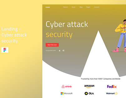Cyber Attack Security Website