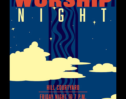 Poster and Social Media Presentation-Worship Night