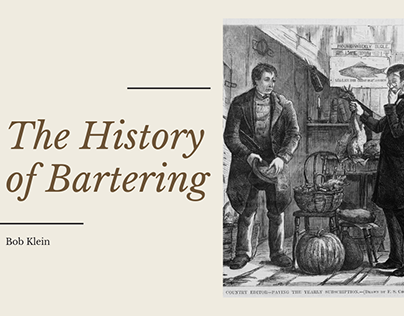This History of Bartering | Bob Klein of Medici Capital