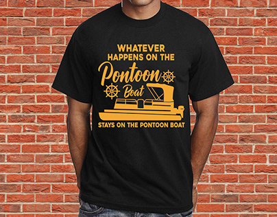 Pontoon T-shirt Design