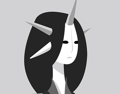 horned woman