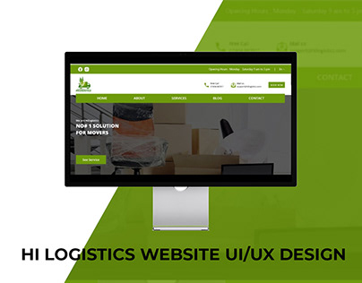 Hi Logistics Website UI/UX Design