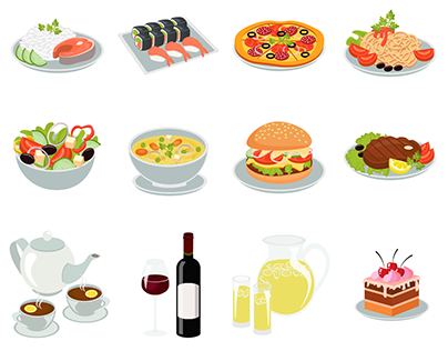 Icons for the menu