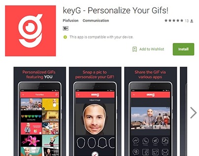 keyG - Personalize Your GIFs!